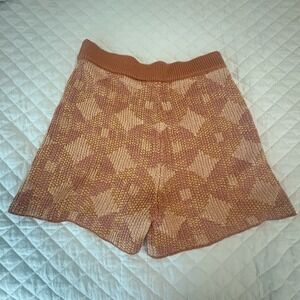 Free People Beach Malibu Surf Sweater Knit Shorts Women's -medium